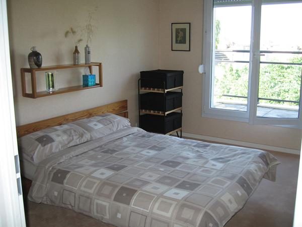 Appartement dernier étage Reims Sébastopol type 3 avec balcon et garage