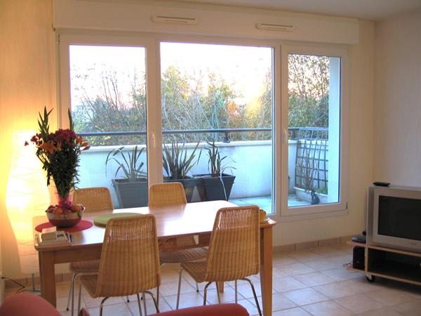 Appartement dernier étage Reims Sébastopol type 3 avec balcon et garage