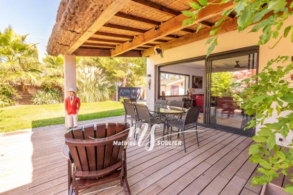 Propriété de 400 m² sur terrain paysagé de 3411m²