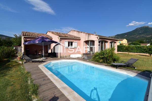 Plain pied et piscine au Paln de Gaubert, Digne 04