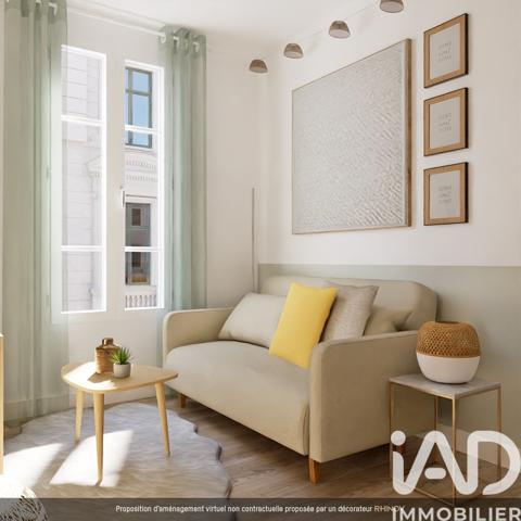 Appartement à vendre 2 pièces 18,82 m² Paris 20