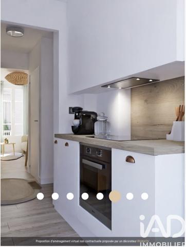 Appartement à vendre 2 pièces 18,82 m² Paris 20