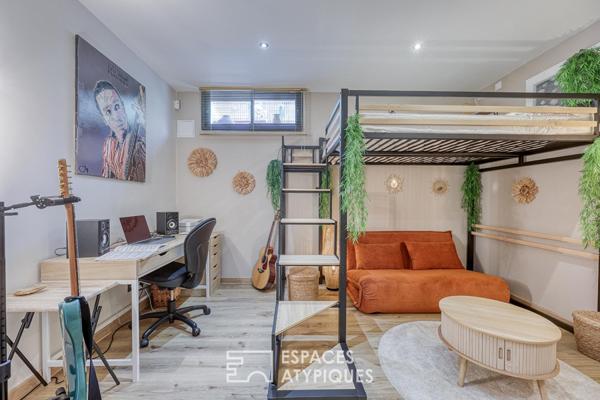 Duplex avec piscine entre plage et port