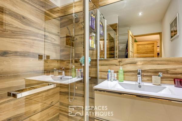 Duplex avec piscine entre plage et port