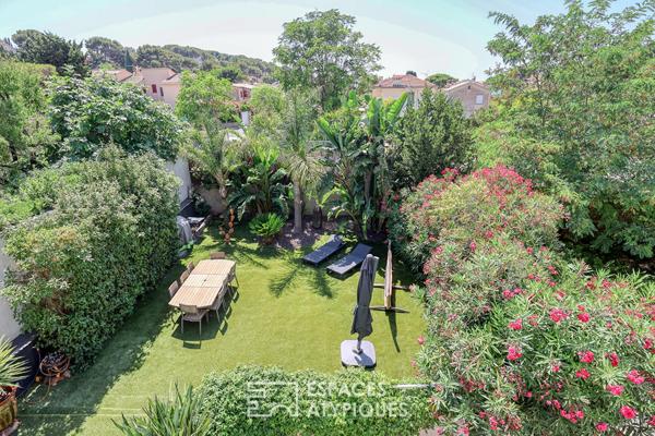 Duplex avec piscine entre plage et port