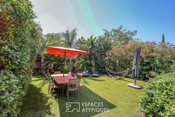 Duplex avec piscine entre plage et port
