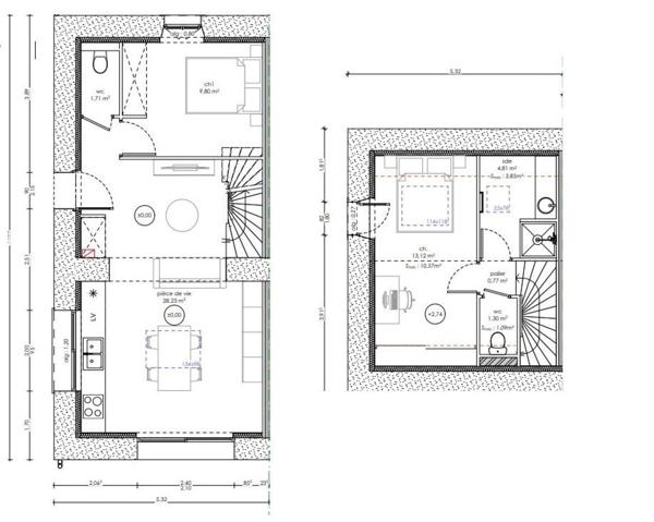ST LUCE SUR LOIRE - Maison d'environ 68 m² totalement rénové.