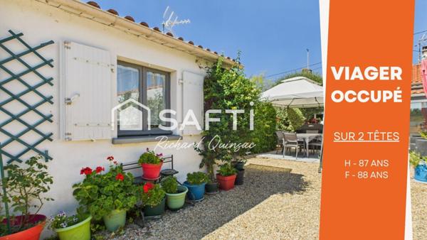 Viager occupé à deux pas des plages