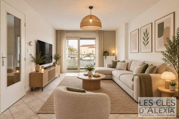 Appartement T3 avec cave, garage et balcon lumineux