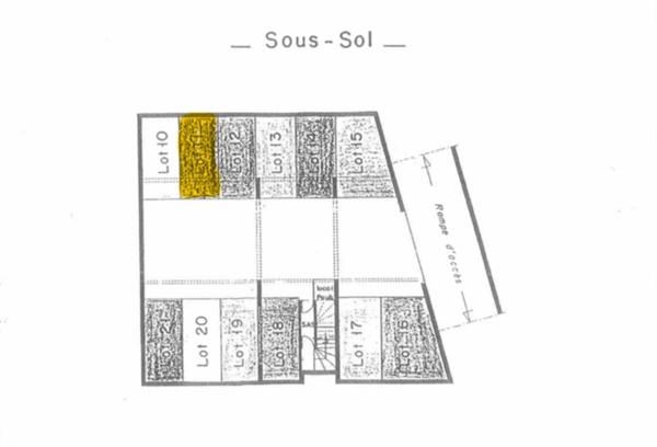 Place de parking intérieure à vendre à LONGJUMEAU (91)