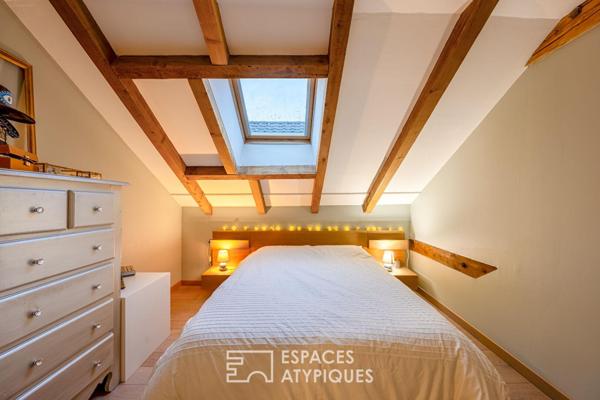 Appartement aux allures de loft sous les toits d’un ancien atelier