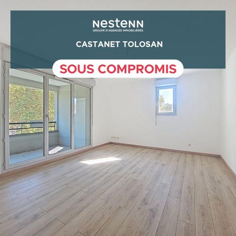 Appartement T2 de 47m² au 2ème étage avec ascenseur, terrasse et garage à vendre au centre-ville de Castanet-Tolosan