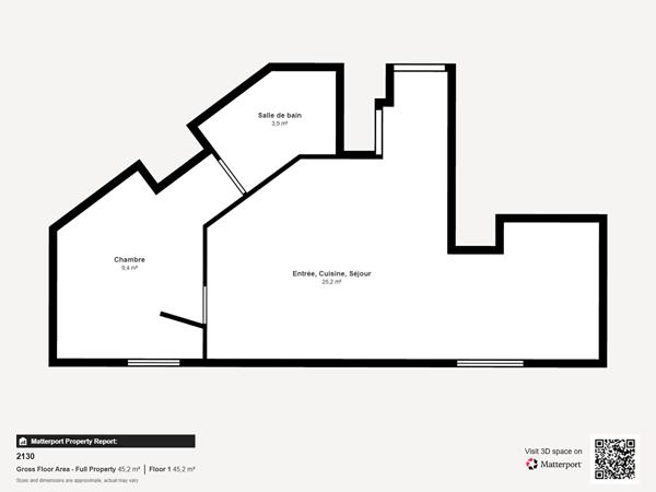 Appartement CHILLY-MAZARIN 2 pièces 41.01 m²