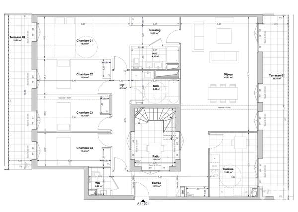 Appartement à vendre 5 pièces 152 m² La Rochelle