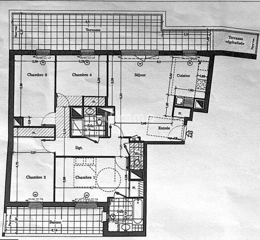 Appartement 5 pièces - limitrophe Les Lilas