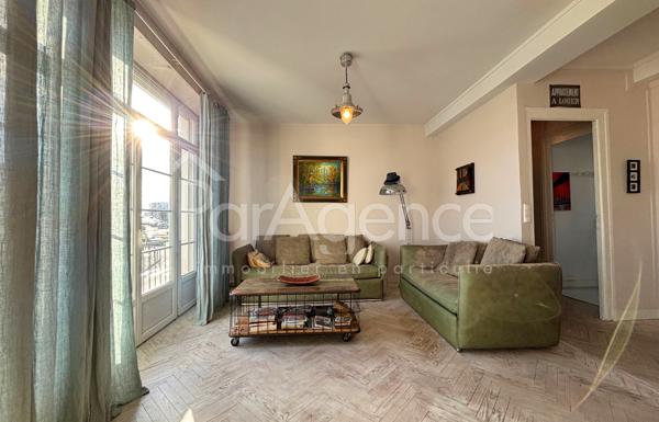 CENTRE-VILLE ET 300 M PLAGE APPARTEMENT 3PP AVEC BALCON