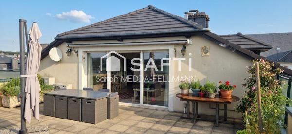 Appartement F4 de 153 m² avec terrasse et garage