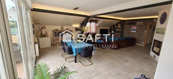 Appartement F4 de 153 m² avec terrasse et garage