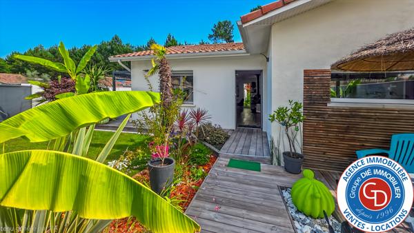Mios (33380) Villa rénovée 2 chambres (possiblité 3) sur terrain de 440 m2