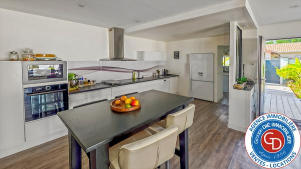 Mios (33380) Villa rénovée 2 chambres (possiblité 3) sur terrain de 440 m2