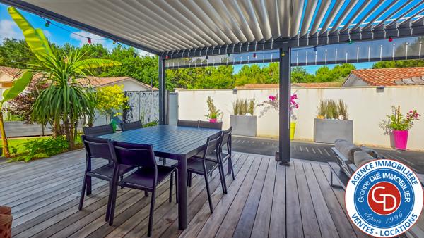 Mios (33380) Villa rénovée 2 chambres (possiblité 3) sur terrain de 440 m2