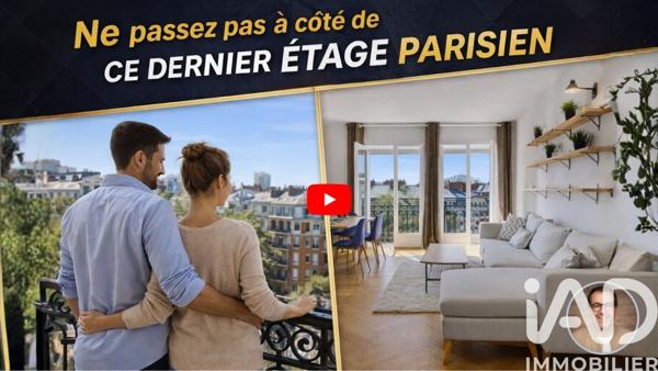 Appartement à vendre 3 pièces 36 m² Paris 14