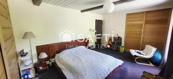 Maison 9p, 6 chambres et un bureau