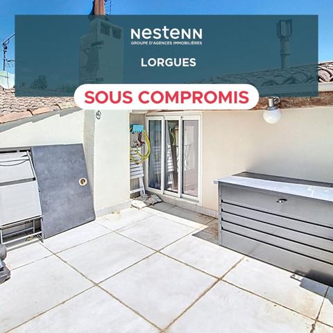 A VENDRE en EXCLUSIVITE ! Appartement duplex LORGUES 4 pièces avec terrasse tropézienne