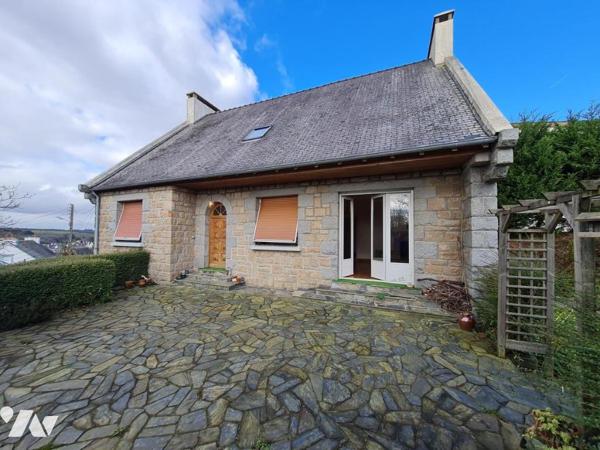 2068 - MORLAIX - MAISON AVEC HABITABILITE PLAIN PIED - 4 CHAMBRES - TERRAIN ARBORE 1727M²