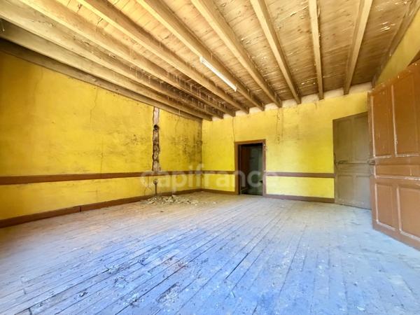MAISON EN PIERRE MITOYENNE, 142 M2, 235 M2 DE TERRAIN, ENTIÈREMENT À RÉNOVER, CAVES