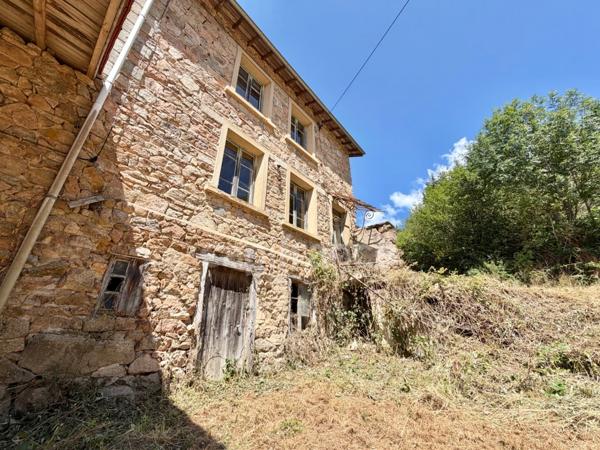 MAISON EN PIERRE MITOYENNE, 142 M2, 235 M2 DE TERRAIN, ENTIÈREMENT À RÉNOVER, CAVES