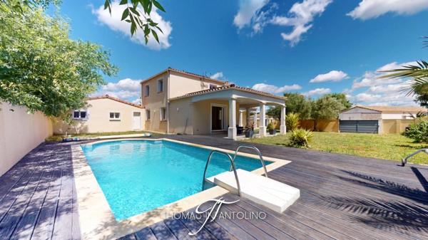 EN EXCLUSIVITE - VILLEMOUSTAUSSOU - 3 CHAMBRES - PLANCHER CHAUFFANT - GARAGE - PISCINE