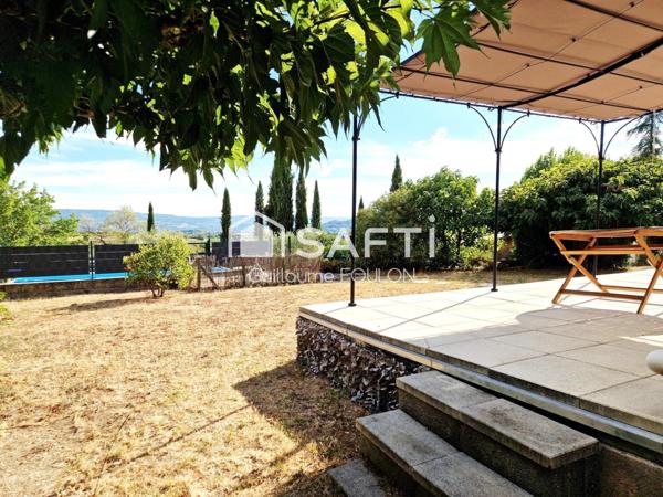 Douceur de vivre en Provence : maison avec vue sur le Luberon