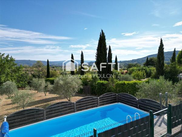 Douceur de vivre en Provence : maison avec vue sur le Luberon