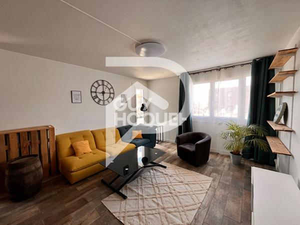 REIMS - LOCATION - Secteur PORT COLBERT / CLAIRMARAIS - Type 3 en dernier étage avec balcon (chauffage et eau compris)