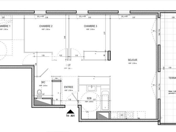 À vendre Appartement 4 pièces 83.6 m² - Villefranche-sur-saône 69400
