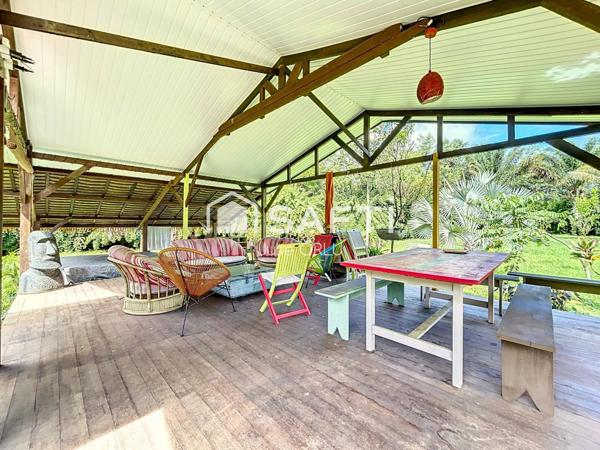 Propriété d’exception sur 2 hectares au Dégrad Saramaca