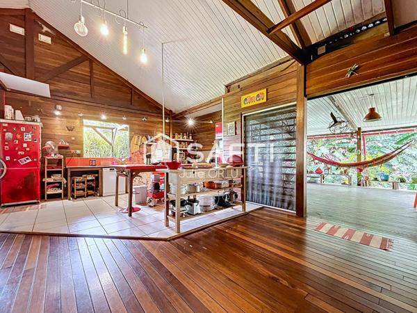 Propriété d’exception sur 2 hectares au Dégrad Saramaca