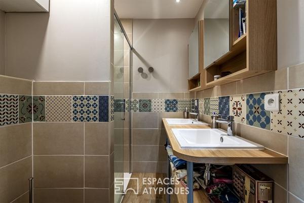 Ancien corps de ferme réhabilité dans un environnement naturel préservé