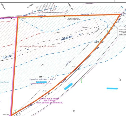 Terrain à vendre 1 217 m² Saint-Paul