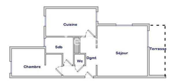 Appartement
         2 pièces
        - 55 m² 122 000 € *