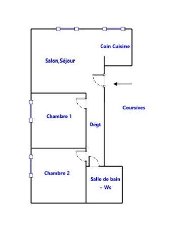Appartement à vendre 3 pièces 47,2 m² Port-la-Nouvelle