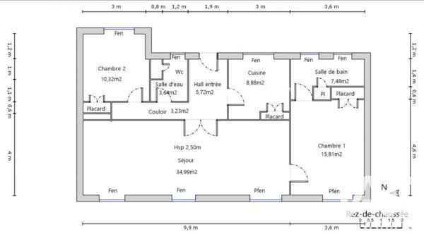 Maison à vendre 4 pièces 114 m² Tassin-la-Demi-Lune