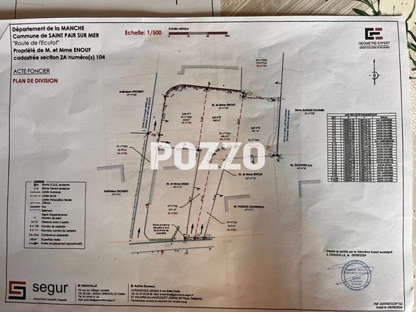 Terrain à vendre 900 m² à SAINT PAIR SUR MER SAINT PAIR SUR MER