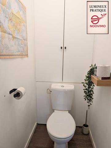 Auray – T2 lumineux 51 m² avec balcon et garage fermé – Emplacement idéal proche Centre ville, gare et bus