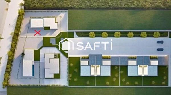 Terrain nue viabilisé (757 m2) avec permis de construire validé pour " villa prestige " - Possibilité de " Villa clé en main "