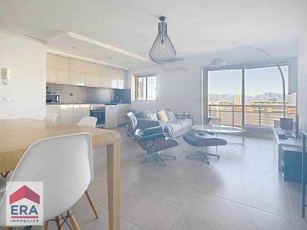 A louer type 4 meublé Menpenti 13006 Marseille 2 terrasses parking privé cuisine équipée
