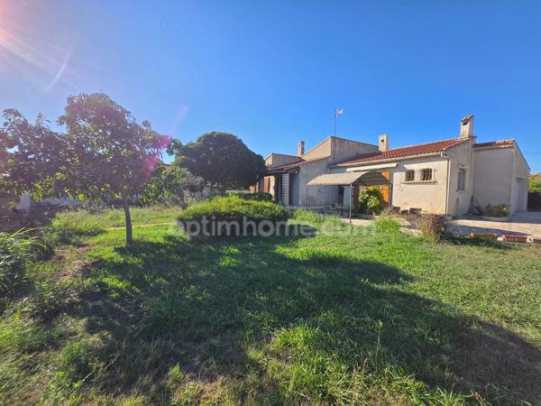 MARTIGUES SAINT-JEAN – MAISON PLAIN-PIED 127,50 M² – TERRAIN 1 170 M² – 3 CHAMBRES – GARAGE – CAVE À VIN