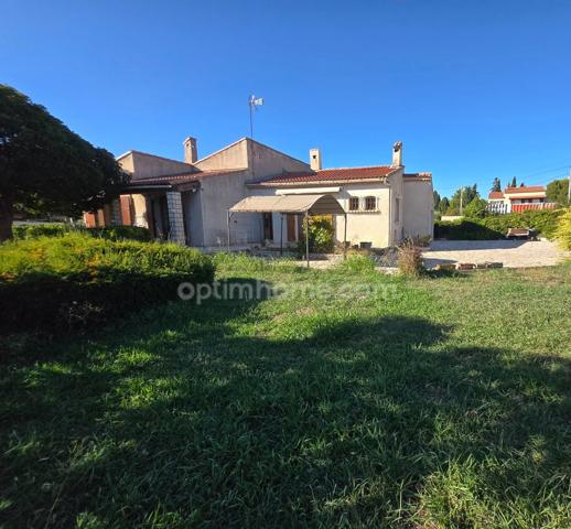 MARTIGUES SAINT-JEAN – MAISON PLAIN-PIED 127,50 M² – TERRAIN 1 170 M² – 3 CHAMBRES – GARAGE – CAVE À VIN