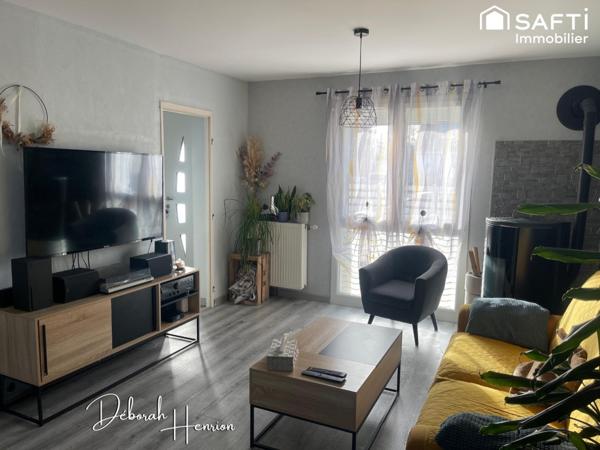 Maison lumineuse et chaleureuse, prête à vivre